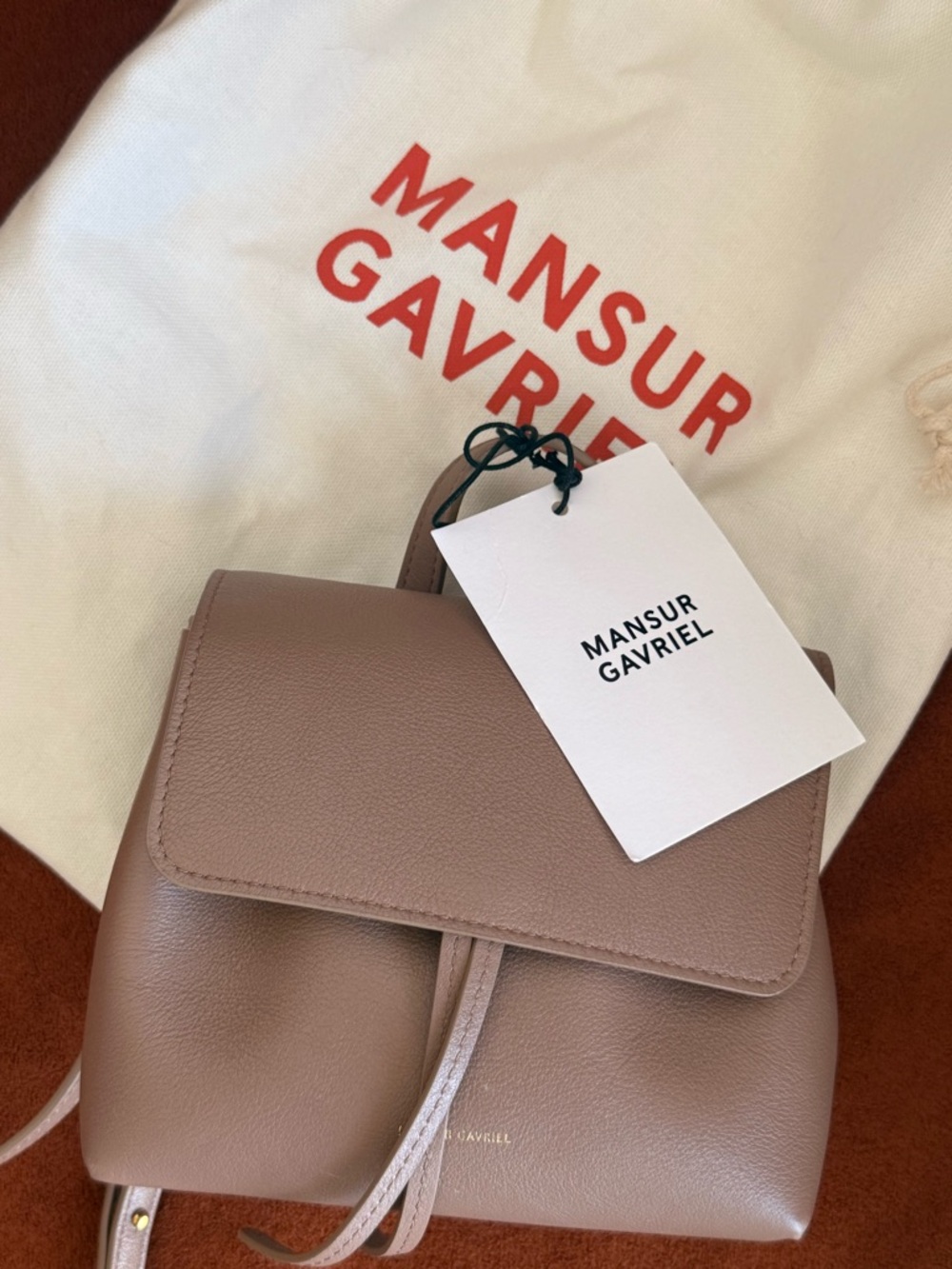 Mansur Gavriel Dusty Rose Mini Backpack